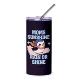 Moms Sunshine Rain or Shine Penguin Tumbler product